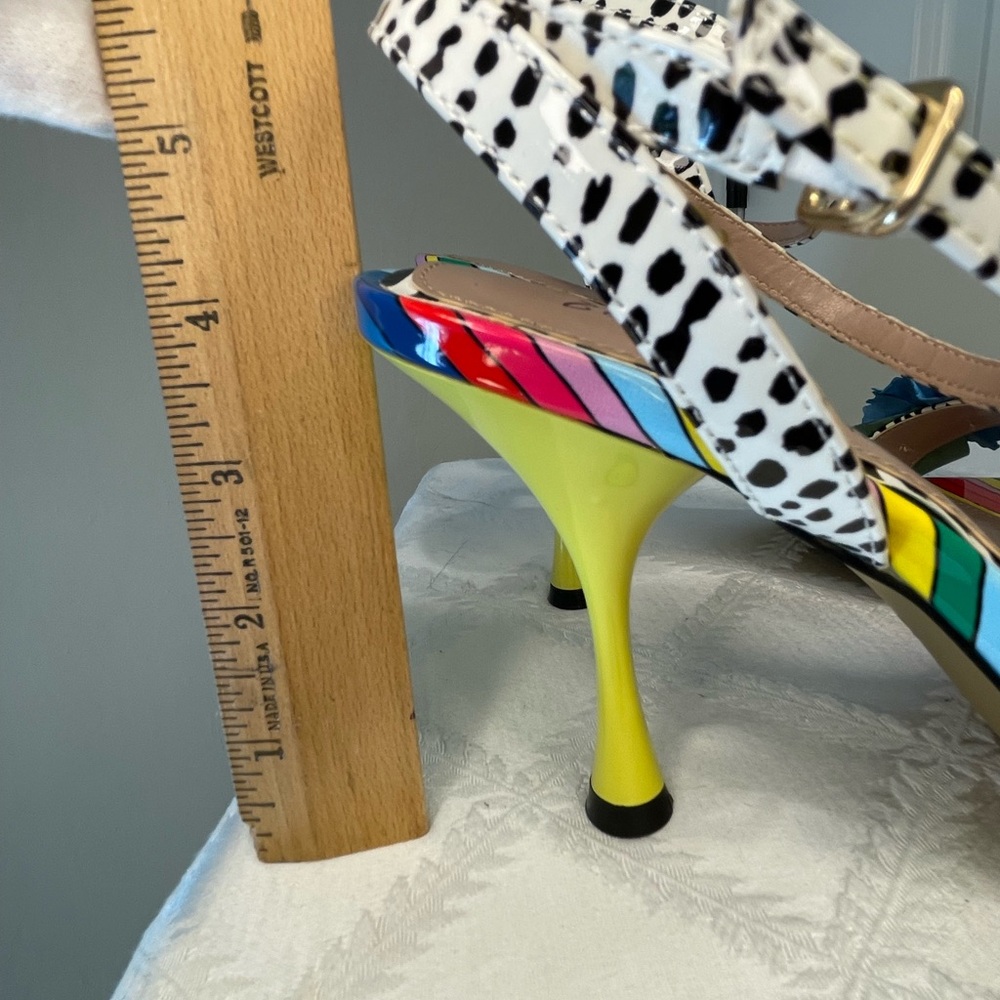 Betsy Johnson 4 inch Multicolor Kamdyn Pump Size 8.5 - Picture 8 of 10